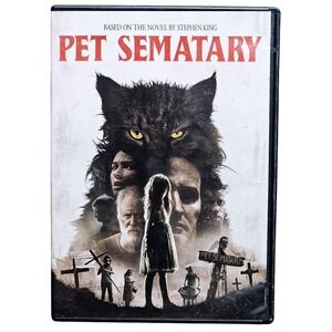 Pet Sematary Stephen King 2019 Horror Movie DVD EUC